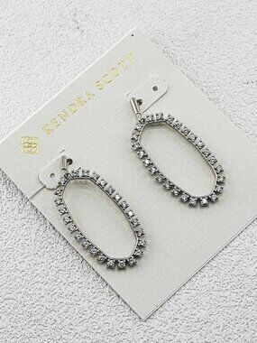 Kendra Scott Inlaid Hollow Earrings